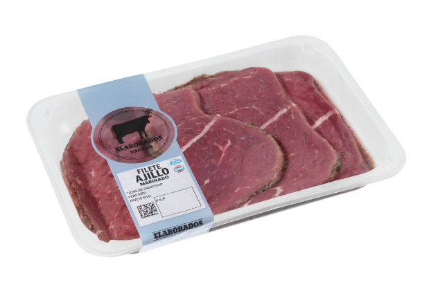 Ensalada de acelgas con ternera adobada